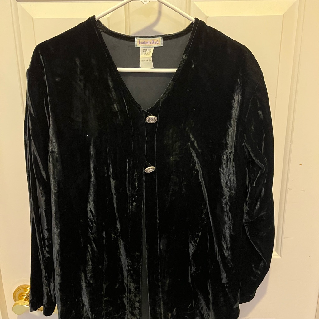 Black Open Front